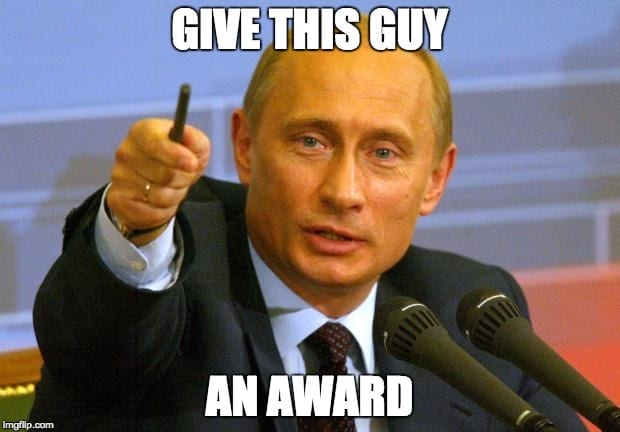 putin award