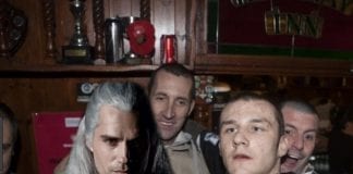 Henry Cavill Dresses As The Witcher for Halloween Party