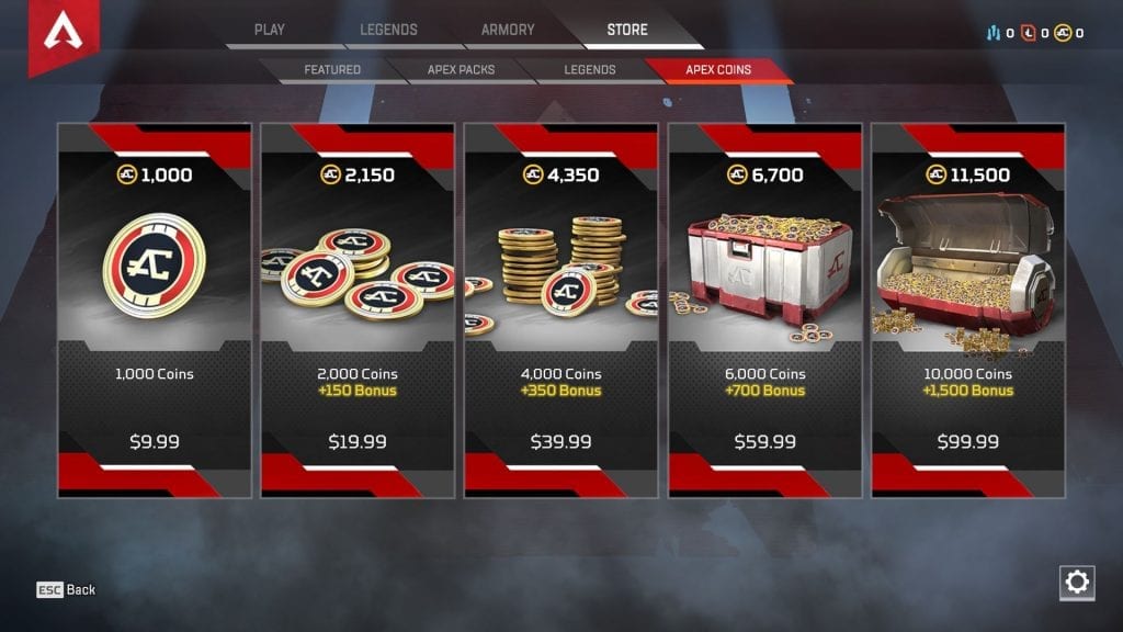 Apex Legends Review 1 apex legends apex coins price tiers microtransactions