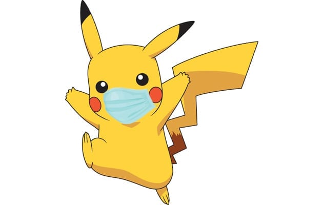 You can still play Pokémon Go (if the police don't stop you) 1 POTY Pikachu 3 mask