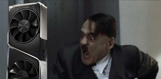 Hitler Führer-ious Over Nvidia’s Ampere Performance Bombshell Hitler Nvidia angry