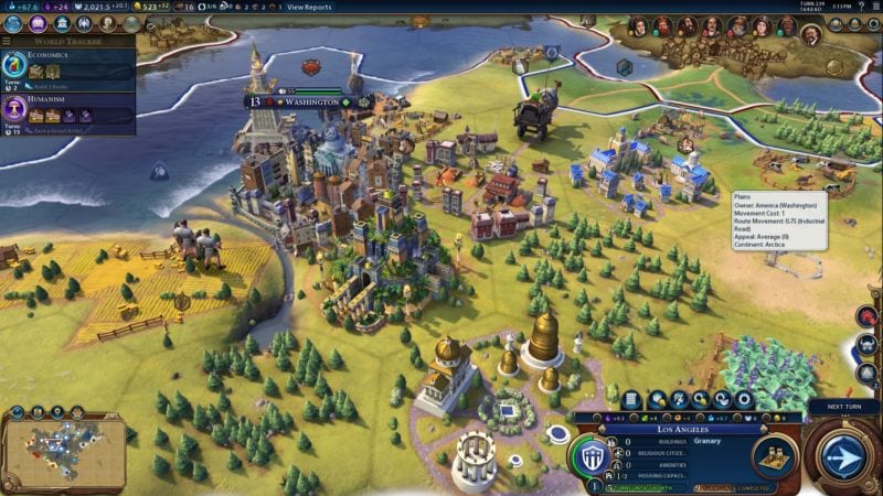 Our Top 5 Strategy Games of All Time 5 Civ VI map Los Angeles