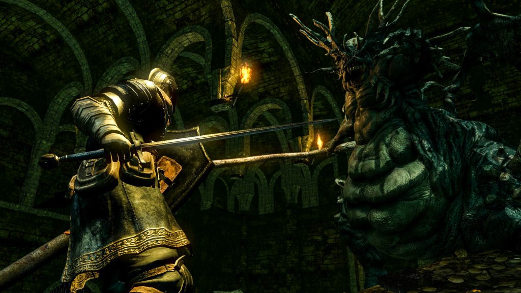 Dark Souls
The imposing gothic architecture of Anor Londo looms in Dark Souls