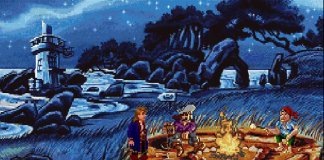 The Golden Age of LucasArts: Why Those Adventures Still Matter — And Where to Find That Feeling Today Guybrush Threepwood stands apart from a campfire gathering of pirates on a moonlit beach in Monkey Island 2: LeChuck's Revenge