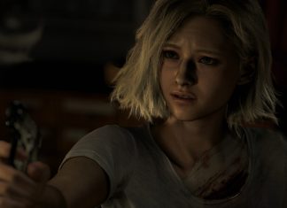 Resident Evil: Requiem Review Grace holds a gun looking scared in Resident Evil: Requiem