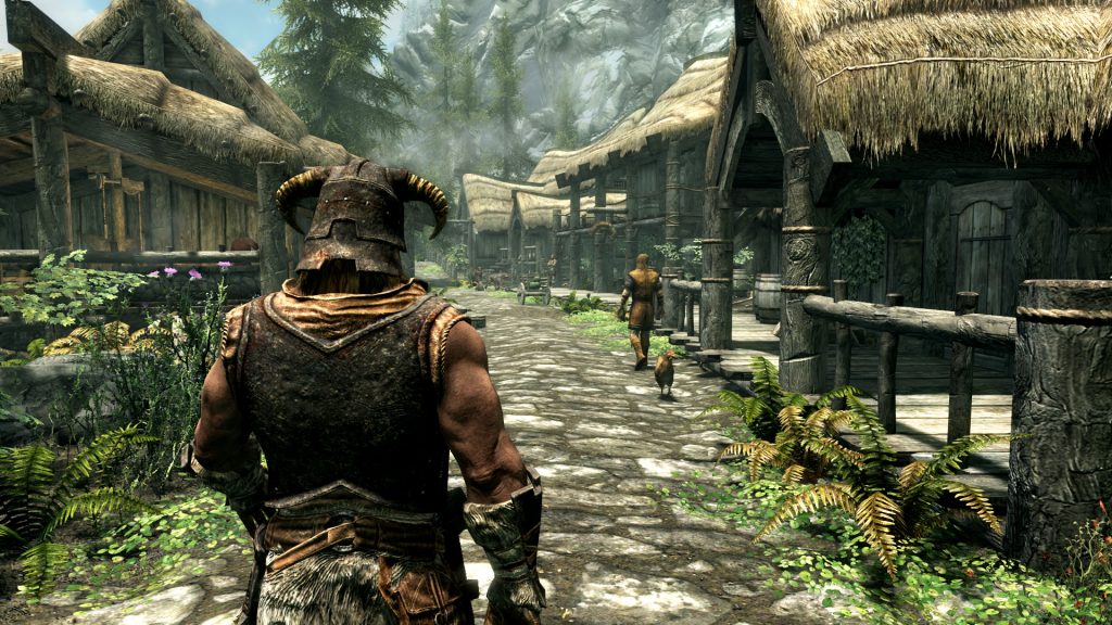Skyrim
The Dragonborn walks through Riverwood