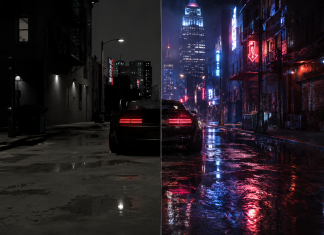 Turning Off Ray Tracing Is the Most Self-Defeating Thing You Can Do A stark demonstration of ray tracing on or off in a dark city street scene with neon lights